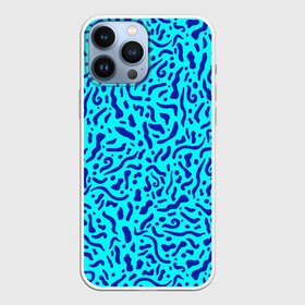 Чехол для iPhone 13 Pro Max с принтом Неоновые синие узоры в Белгороде,  |  | abstract | blue | neon | sea | абстракционизм | абстракция | африканские | вода | волны | голубые узоры | камуфляж | лагуна | линии | мелкий узор | мемфис | море | морское | неоновый | орнамент | пятна | пятнистый