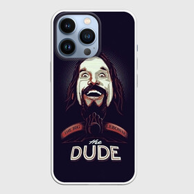 Чехол для iPhone 13 Pro с принтом Большой Лебовский   The Dude в Белгороде,  |  | Тематика изображения на принте: dude | lebowski | lebowski dude | the big lebowski | the dude | большой лебовский | джеффри лебовский | комедия | криминал | лебовский | чувак