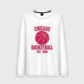 Мужской лонгслив хлопок с принтом Chicago Basketball в Белгороде, 100% хлопок |  | basketball | bulls | chicago | game | jordan | nba | sport | streetball | баскетбол | баскетболист | джордан | игра | игрок | мяч | нба | спорт | стритбол | тренер | чикаго