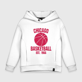 Детское худи Oversize хлопок с принтом Chicago Basketball в Белгороде, френч-терри — 70% хлопок, 30% полиэстер. Мягкий теплый начес внутри —100% хлопок | боковые карманы, эластичные манжеты и нижняя кромка, капюшон на магнитной кнопке | basketball | bulls | chicago | game | jordan | nba | sport | streetball | баскетбол | баскетболист | джордан | игра | игрок | мяч | нба | спорт | стритбол | тренер | чикаго