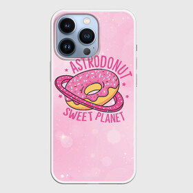 Чехол для iPhone 13 Pro с принтом Планета Пончик в Белгороде,  |  | выпечка | карамель | космос | планета | пончик | сладкий | сладость