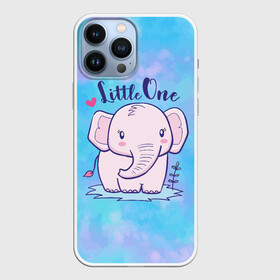 Чехол для iPhone 13 Pro Max с принтом Маленький слоненок в Белгороде,  |  | Тематика изображения на принте: детеныш | милый | ребенок | слон | слоненок | слоник