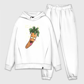 Мужской костюм хлопок OVERSIZE с принтом Японская кавайная морковка в Белгороде,  |  | anime | art | carrot | carrots | cute | fashion | japan | japanese | kanji | kawaii | manga | vegan | vegetables | алфавит | аниме | арт | в японском стиле | веган | кандзи | манга | милота | морковь | овощ | овощи | смех | японские буквы | япо