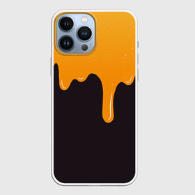 Чехол для iPhone 13 Pro Max с принтом Капающий мёд | Dripping Honey в Белгороде,  |  | 3d эффект | amber | art | food | paint | shiny paint | арт | блестящая краска | вязкий продукт | для любителей мёда | дрип | дриппинг | иллюстрация | капли мёда | краска | медовый рисунок | медок | реалистичный рисунок