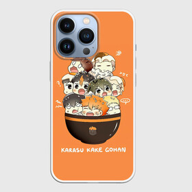 Чехол для iPhone 13 Pro с принтом Karasu kake gohan | Haikyuu в Белгороде,  |  | anime | haikyu | haikyuu | karasuno | manga | аниме | асахи азумане | волейбол | волейбольный клуб | вороны | карасуно | коши сугавара | манга | рюноске танака | старшая школа | тобио кагеяма | хаику | хаикую | шоё хината