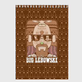 Скетчбук с принтом The Big Lebowski в Белгороде, 100% бумага
 | 48 листов, плотность листов — 100 г/м2, плотность картонной обложки — 250 г/м2. Листы скреплены сверху удобной пружинной спиралью | Тематика изображения на принте: donny | dude | jeff bridges | the big lebowski | walter sobchak | большой лебовский | боулинг | вальтер собчак | джефф бриджес | донни | заяц | кегли | кролик | фильм | чувак