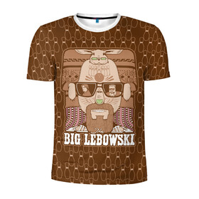 Мужская футболка 3D спортивная с принтом The Big Lebowski в Белгороде, 100% полиэстер с улучшенными характеристиками | приталенный силуэт, круглая горловина, широкие плечи, сужается к линии бедра | donny | dude | jeff bridges | the big lebowski | walter sobchak | большой лебовский | боулинг | вальтер собчак | джефф бриджес | донни | заяц | кегли | кролик | фильм | чувак