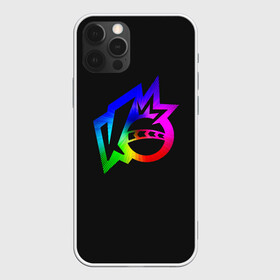 Чехол для iPhone 12 Pro Max с принтом Knockout city. Rainbow logo в Белгороде, Силикон |  | a | arts | ball | box | city | dodgeball | e | electronic | game | gradient | knockout | logo | nintendo | playstation | rainbow | switch | technologies | x | а | артс | вышибалы | город | градиент | е | игра | лого | логотип | мяч | нокаут | 