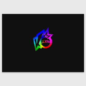 Поздравительная открытка с принтом Knockout city. Rainbow logo в Белгороде, 100% бумага | плотность бумаги 280 г/м2, матовая, на обратной стороне линовка и место для марки
 | a | arts | ball | box | city | dodgeball | e | electronic | game | gradient | knockout | logo | nintendo | playstation | rainbow | switch | technologies | x | а | артс | вышибалы | город | градиент | е | игра | лого | логотип | мяч | нокаут | 