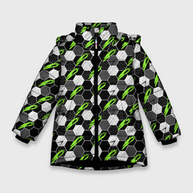 Зимняя куртка для девочек 3D с принтом Текстура мяча в Белгороде, ткань верха — 100% полиэстер; подклад — 100% полиэстер, утеплитель — 100% полиэстер. | длина ниже бедра, удлиненная спинка, воротник стойка и отстегивающийся капюшон. Есть боковые карманы с листочкой на кнопках, утяжки по низу изделия и внутренний карман на молнии. 

Предусмотрены светоотражающий принт на спинке, радужный светоотражающий элемент на пуллере молнии и на резинке для утяжки. | fifa | football | uefa | болельщики | ворота | вратарь | гол | голкипер | игрок | кубок | лига чемпионов | матч | пенальти | сборная | соревнования | спорт | стадион | турнир | уефа | фанаты | фифа | футбол