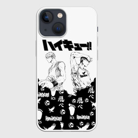 Чехол для iPhone 13 mini с принтом Волейбольный клуб Haikyu в Белгороде,  |  | anime | haikyu | haikyuu | ics | karasuno | manga | аниме | волейбол | ворон | игроки | иероглифы | икс | карасуно | м | мазайка | манга | мяч | нога | старшая школа | ступня | хаику | хаикую