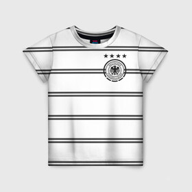 Детская футболка 3D с принтом Сборная Германии Евро 2020 в Белгороде, 100% гипоаллергенный полиэфир | прямой крой, круглый вырез горловины, длина до линии бедер, чуть спущенное плечо, ткань немного тянется | 4 звезды | germany | германия | евро 2020 | европа | кубок евро | немецкая машина | немцы | сборная германии | футбол | футболисты | футбольная форма
