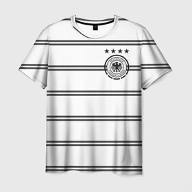 Мужская футболка 3D с принтом Сборная Германии Евро 2020 в Белгороде, 100% полиэфир | прямой крой, круглый вырез горловины, длина до линии бедер | Тематика изображения на принте: 4 звезды | germany | германия | евро 2020 | европа | кубок евро | немецкая машина | немцы | сборная германии | футбол | футболисты | футбольная форма