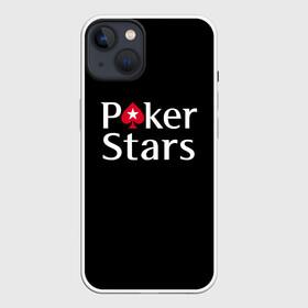 Чехол для iPhone 13 с принтом Poker Stars в Белгороде,  |  | 777 | cards | casino | chips | flash | fortune | game | joker | luck | omaha | poker | roulette | straight | texas holdem | tournament | азарт | джокер | игра | казино | карты | омаха | покер | рулетка | стрит | техасский холдэм | турнир | удача | фишки |