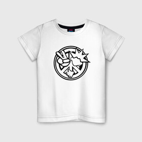 Детская футболка хлопок с принтом ЭЛИЗИУМ в Белгороде, 100% хлопок | круглый вырез горловины, полуприлегающий силуэт, длина до линии бедер | Тематика изображения на принте: музыка | рок | рок группа | элизиум | эллизиум