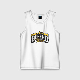 Детская майка хлопок с принтом Defend The Land в Белгороде,  |  | basketball | cavaliers | cleveland | game | nba | sport | streetball | баскетбол | баскетболист | игра | игрок | кавальерс | кливленд | мяч | нба | спорт | стритбол | тренер