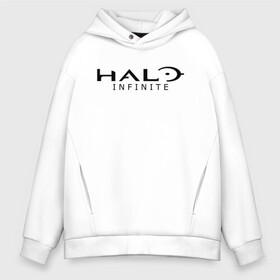 Мужское худи Oversize хлопок с принтом Halo Infinite в Белгороде, френч-терри — 70% хлопок, 30% полиэстер. Мягкий теплый начес внутри —100% хлопок | боковые карманы, эластичные манжеты и нижняя кромка, капюшон на магнитной кнопке | Тематика изображения на принте: chief | game | guardians | halo | infinite | master | игра | инфинити | мастер чиф | спартанец 117 | хало | хело | шутер