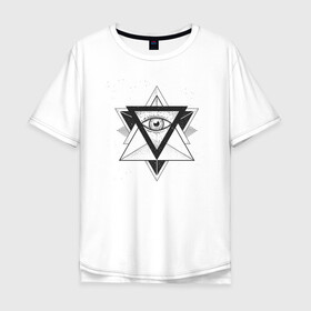 Мужская футболка хлопок Oversize с принтом Пирамида в Белгороде, 100% хлопок | свободный крой, круглый ворот, “спинка” длиннее передней части | Тематика изображения на принте: alchemy | free | illuminati | magic | masonry | mystic | occult | oldschool | providence | pyramid | sign | symbol | tattoo | алхимия | знак | иллюминат | каменщик | магия | масон | мистика | оккультизм | пирамида | провидение | символ | та