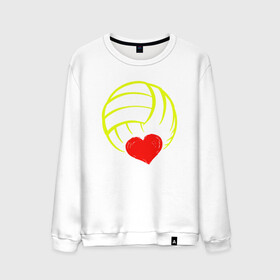 Мужской свитшот хлопок с принтом Volleyball Heart в Белгороде, 100% хлопок |  | ball | beach | game | heart | love | sport | volley | volleyball | волейбол | волейболист | волейболистка | гол | игра | игрок | мяч | площадка | пляж | пляжный | победа | сердце | сетка | спорт | тренер | чемпион