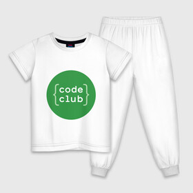 Детская пижама хлопок с принтом Code Club в Белгороде, 100% хлопок |  брюки и футболка прямого кроя, без карманов, на брюках мягкая резинка на поясе и по низу штанин
 | Тематика изображения на принте: admin | club. it | code | programmer | админ | айти | ит | программист