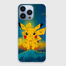 Чехол для iPhone 13 Pro с принтом Жидкий Пикачу в Белгороде,  |  | anime | picachu | pikachu | аниме | милый | пика | пикачу | покебол | покемон