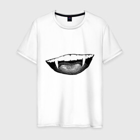 Мужская футболка хлопок с принтом Ковид  в Белгороде, 100% хлопок | прямой крой, круглый вырез горловины, длина до линии бедер, слегка спущенное плечо. | индийский | клыки | ковид | оскал | улыбка | штамм