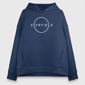 Женское худи Oversize хлопок с принтом Starfield / Старфилд в Белгороде, френч-терри — 70% хлопок, 30% полиэстер. Мягкий теплый начес внутри —100% хлопок | боковые карманы, эластичные манжеты и нижняя кромка, капюшон на магнитной кнопке | bethesda | constellation | field | game | games | rpg | space | star | starfield | вселенная | галактика | игра | игры | космический | космос | рпг | стар | старфилд | филд