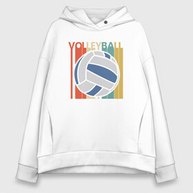 Женское худи Oversize хлопок с принтом True Volleyball в Белгороде, френч-терри — 70% хлопок, 30% полиэстер. Мягкий теплый начес внутри —100% хлопок | боковые карманы, эластичные манжеты и нижняя кромка, капюшон на магнитной кнопке | ball | beach | game | sport | volley | volleyball | волейбол | волейболист | волейболистка | гол | игра | игрок | мяч | площадка | пляж | пляжный | победа | сетка | спорт | тренер | чемпион