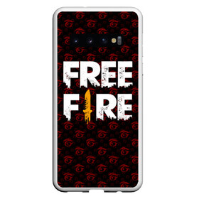 Чехол для Samsung Galaxy S10 с принтом FREEFIRE | PATTERN GARENA (Z) в Белгороде, Силикон | Область печати: задняя сторона чехла, без боковых панелей | Тематика изображения на принте: 111dots studio | battlegrounds | free fire | freefire | game | garena | garena free fire | гарена | игра | игры | киберспорт | королевская битва | мобильная игра | онлайн игра | пабг | фри фаер | фрифаер | экшн