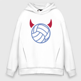 Мужское худи Oversize хлопок с принтом Volleyball Devil в Белгороде, френч-терри — 70% хлопок, 30% полиэстер. Мягкий теплый начес внутри —100% хлопок | боковые карманы, эластичные манжеты и нижняя кромка, капюшон на магнитной кнопке | ball | beach | game | sport | volley | volleyball | волейбол | волейболист | волейболистка | гол | игра | игрок | мяч | площадка | пляж | пляжный | победа | сетка | спорт | тренер | чемпион