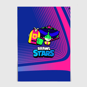 Постер с принтом Плохиш Базз Buzz Brawl Stars в Белгороде, 100% бумага
 | бумага, плотность 150 мг. Матовая, но за счет высокого коэффициента гладкости имеет небольшой блеск и дает на свету блики, но в отличии от глянцевой бумаги не покрыта лаком | brawl | brawl stars | brawlstars | brawl_stars | buz | buzz | баз | базз | бравл | бравлстарс | буз