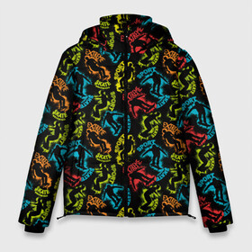 Мужская зимняя куртка 3D с принтом Скейтборд в Белгороде, верх — 100% полиэстер; подкладка — 100% полиэстер; утеплитель — 100% полиэстер | длина ниже бедра, свободный силуэт Оверсайз. Есть воротник-стойка, отстегивающийся капюшон и ветрозащитная планка. 

Боковые карманы с листочкой на кнопках и внутренний карман на молнии. | Тематика изображения на принте: extreme sports | sk8 | skate | skateboarding | skater | skating | sport | катание | серфинг | скейт | скейтбординг | скейтер | скейтинг | экстрим спорт