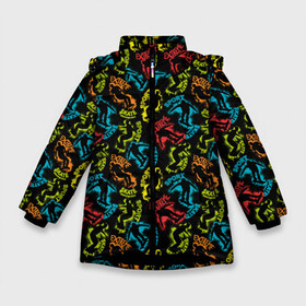 Зимняя куртка для девочек 3D с принтом Скейтборд в Белгороде, ткань верха — 100% полиэстер; подклад — 100% полиэстер, утеплитель — 100% полиэстер. | длина ниже бедра, удлиненная спинка, воротник стойка и отстегивающийся капюшон. Есть боковые карманы с листочкой на кнопках, утяжки по низу изделия и внутренний карман на молнии. 

Предусмотрены светоотражающий принт на спинке, радужный светоотражающий элемент на пуллере молнии и на резинке для утяжки. | extreme sports | sk8 | skate | skateboarding | skater | skating | sport | катание | серфинг | скейт | скейтбординг | скейтер | скейтинг | экстрим спорт