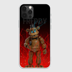 Чехол для iPhone 12 Pro Max с принтом FNAF FREDDY в Белгороде, Силикон |  | Тематика изображения на принте: игры | искры | красный | стиль | фнаф | фредди