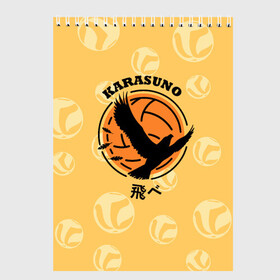 Скетчбук с принтом Старшая школа Карасуно Haikyu! в Белгороде, 100% бумага
 | 48 листов, плотность листов — 100 г/м2, плотность картонной обложки — 250 г/м2. Листы скреплены сверху удобной пружинной спиралью | anime | haikyu | haikyuu | karasuno | karasuno high | manga | аниме | волейбол | волейбольный клуб | ворон | вороны | карасуно | крылья | лого | логотип | манга | надпись | птица | старшая школа | хаику | хаикую