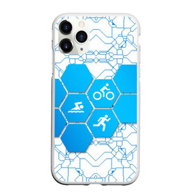 Чехол для iPhone 11 Pro матовый с принтом Плыви, Крути, Беги в Белгороде, Силикон |  | Тематика изображения на принте: bike | ironman | run | running | swim | swimming | triathlon | бег | бегун | велосипед | велоспорт | выносливость | железный человек | плавание | спорт на выносливость | триатлон | цикличный вид спорта
