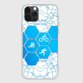 Чехол для iPhone 12 Pro Max с принтом Плыви, Крути, Беги в Белгороде, Силикон |  | bike | ironman | run | running | swim | swimming | triathlon | бег | бегун | велосипед | велоспорт | выносливость | железный человек | плавание | спорт на выносливость | триатлон | цикличный вид спорта