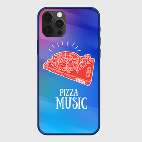 Чехол для iPhone 12 Pro Max с принтом PIZZA MUSIC в Белгороде, Силикон |  | Тематика изображения на принте: d.j | dj | pizza | диджей | музыка | музыканту | пицца | прикол | шутка