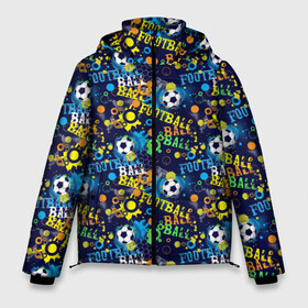 Мужская зимняя куртка 3D с принтом FOOTBALL в Белгороде, верх — 100% полиэстер; подкладка — 100% полиэстер; утеплитель — 100% полиэстер | длина ниже бедра, свободный силуэт Оверсайз. Есть воротник-стойка, отстегивающийся капюшон и ветрозащитная планка. 

Боковые карманы с листочкой на кнопках и внутренний карман на молнии. | fifa | football | uefa | болельщики | ворота | вратарь | гол | голкипер | игрок | кубок | лига чемпионов | матч | пенальти | сборная | соревнования | спорт | стадион | турнир | уефа | фанаты | фифа | футбол