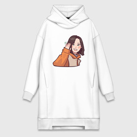 Платье-худи хлопок с принтом Haseul в Белгороде,  |  | bts | clc | haseul sticker | kpop | кейпоп