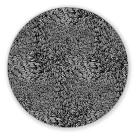 Коврик для мышки круглый с принтом Черви в Белгороде, резина и полиэстер | круглая форма, изображение наносится на всю лицевую часть | гипноз | сюрреализм | текстуры | черви