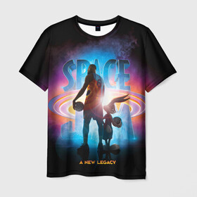 Мужская футболка 3D с принтом Space Jam 2 в Белгороде, 100% полиэфир | прямой крой, круглый вырез горловины, длина до линии бедер | bugs bunny | lebron james | space jam | space jam 2 | space jam a new legacy | vdzabma | багз банни | космический джем | космический джем 2 | космический джем: новое поколение | леброн джеймс