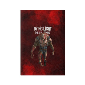 Обложка для паспорта матовая кожа с принтом Dying light монстр в Белгороде, натуральная матовая кожа | размер 19,3 х 13,7 см; прозрачные пластиковые крепления | dying light | аномалия | зараженный | монстр | мутант | ужасы | урод | хоррор