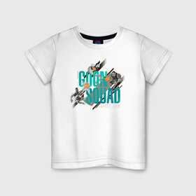 Детская футболка хлопок с принтом Space Jam Goon Squad в Белгороде, 100% хлопок | круглый вырез горловины, полуприлегающий силуэт, длина до линии бедер | chronos | goon squad | space jam | space jam 2 | space jam a new legacy | vdzabma | wet fire | white mamba | белая мамба | космический джем | космический джем 2 | космический джем: новое поколение