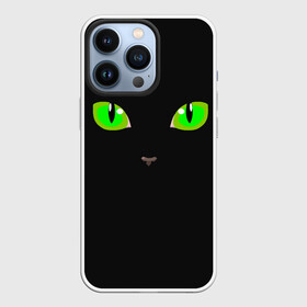 Чехол для iPhone 13 Pro с принтом КОШАЧЬИ ГЛАЗКИ в Белгороде,  |  | cat | cat eyes | eyes | аниме | взгляд | глаза | глаза кошки | глазки | животные | зелёный | киса | кот | коте | котейка | котенок | котэ | котя | кошачий глаз | кошачьи глаза | кошечка | кошка | мордочка