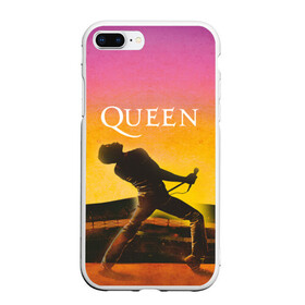 Чехол для iPhone 7Plus/8 Plus матовый с принтом Queen | Freddie Mercury (Z) в Белгороде, Силикон | Область печати: задняя сторона чехла, без боковых панелей | freddie mercury | music | queen | брайан мэй | глэм рок | джон дикон | королева | музыка | поп рок | роджер тейлор | фредди меркьюри | хард рок