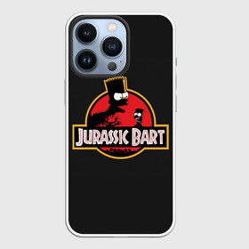 Чехол для iPhone 13 Pro с принтом Jurassic Bart в Белгороде,  |  | bart | dinosour | simpsons | the simpson | барт | динозавр | мульт | мультфильм | парк юрского периода | симпсоны