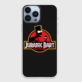 Чехол для iPhone 13 Pro Max с принтом Jurassic Bart в Белгороде,  |  | bart | dinosour | simpsons | the simpson | барт | динозавр | мульт | мультфильм | парк юрского периода | симпсоны