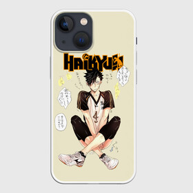 Чехол для iPhone 13 mini с принтом Куроо Тецуро | Старшая Некома в Белгороде,  |  | anime | haikyu | haikyuu | kuroo tetsurou | аниме | волейбол | волейбольный клуб | коварный капитан | колючая голова | куро | куроо сан | манга | номер 4 | старшая некома | старшая школа | хаику | хаикую