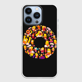 Чехол для iPhone 13 Pro с принтом Пончик Гомер в Белгороде,  |  | gomer | simpsons | the simpson | гомер | мульт | мультфильм | симпсоны